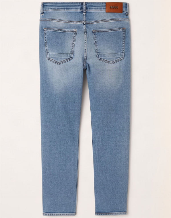 Męskie krótkie jeansy Hugo Boss W32 L25 Niebieskie bawełniane