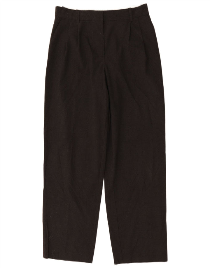 Damskie spodnie garniturowe Zara, małe, W26 L29, szary poliester