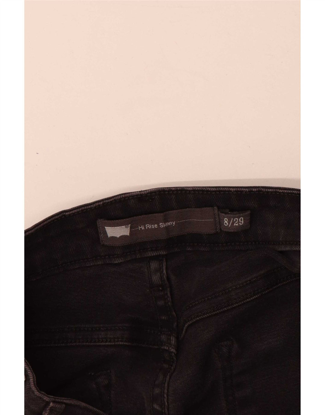Damskie jeansy Levi's Skinny z wysokim stanem W29 L31 szare