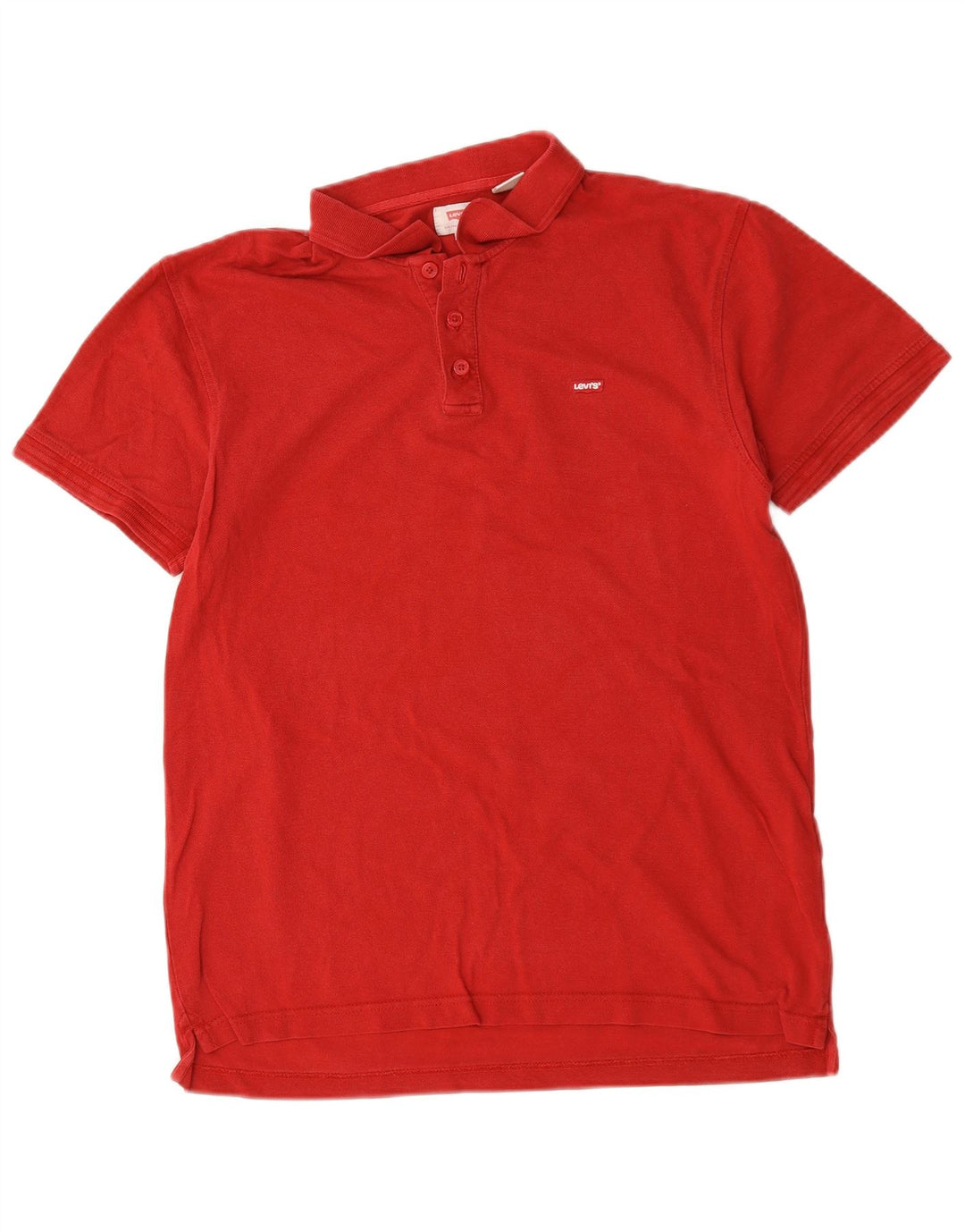 Męska koszulka polo Levi's, duża, czerwona, bawełniana