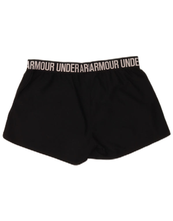 Damskie spodenki sportowe Under Armour Heat Gear Graphic UK 14, średnie czarne