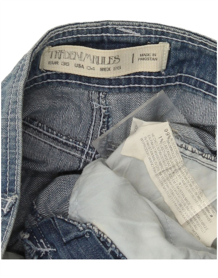 Damska spódnica dżinsowa ZARA Trafaluc EU 36 XS W26 Niebieska bawełna