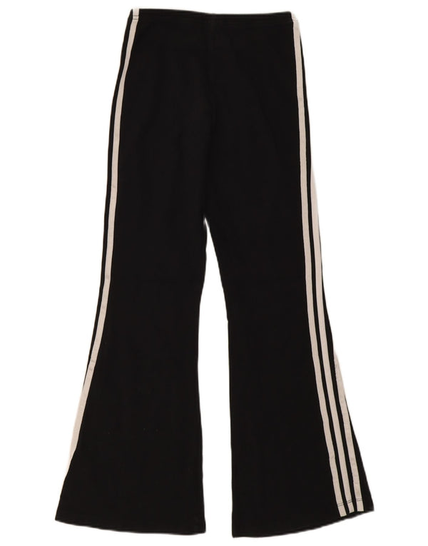 Spodnie dziewczęce Adidas Flare Wiatrówka 11-12 lat Czarna bawełna