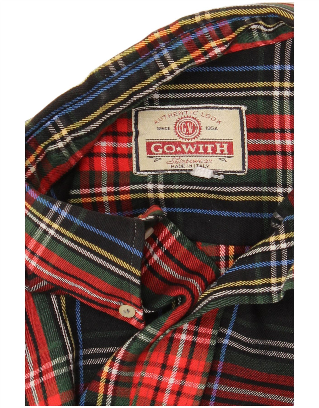 Vintage męska koszula flanelowa XL w czarną kratkę