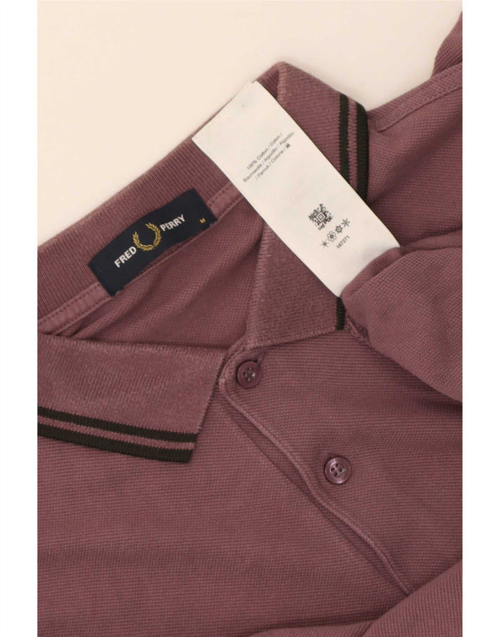 Męska koszulka polo Fred Perry, bawełniana w średnie brązowe paski