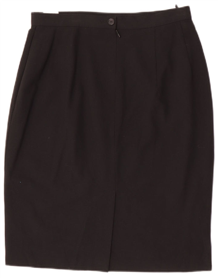 Marks & Spencer Damska spódnica ołówkowa UK 12 Medium W28 Czarny poliester