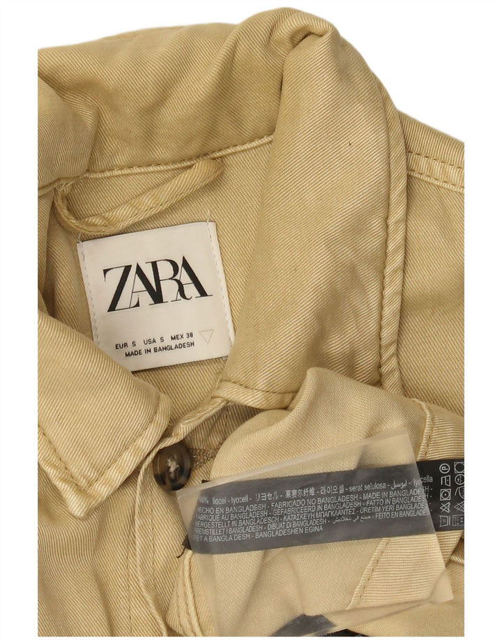 Męska kurtka użytkowa Zara UK 36 Small Beige Lyocell