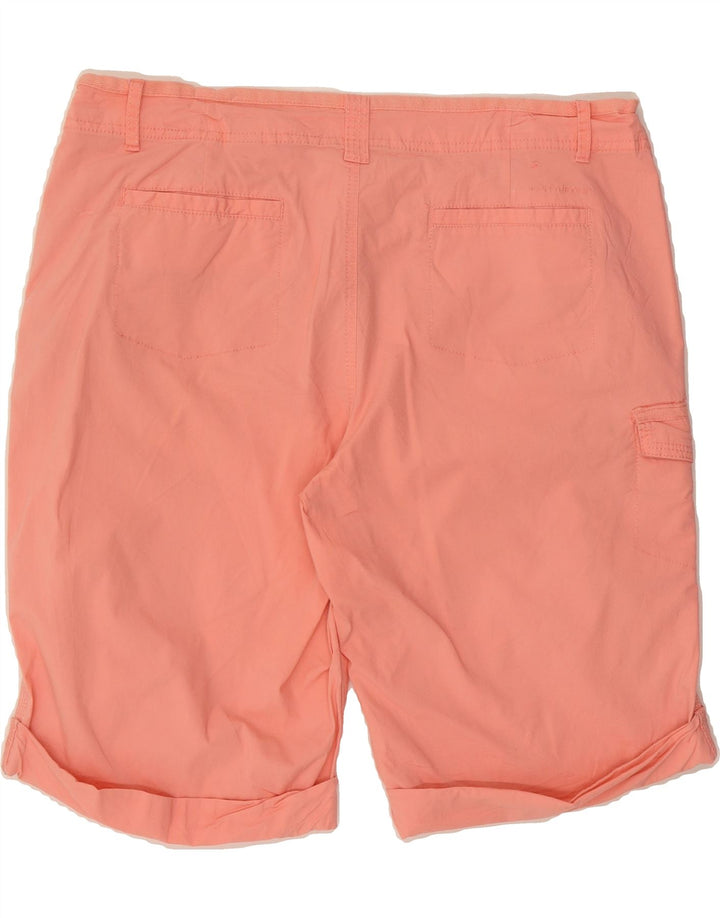 DKNY Womens Cargo Shorts US 14 XL W36 Pink Cotton Vintage Dkny and Second-Hand Dkny from Messina Hembry 