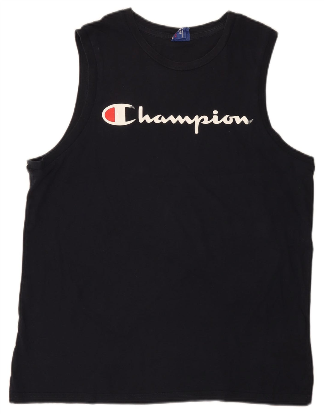 Męska kamizelka z grafiką Champion, mała, granatowa