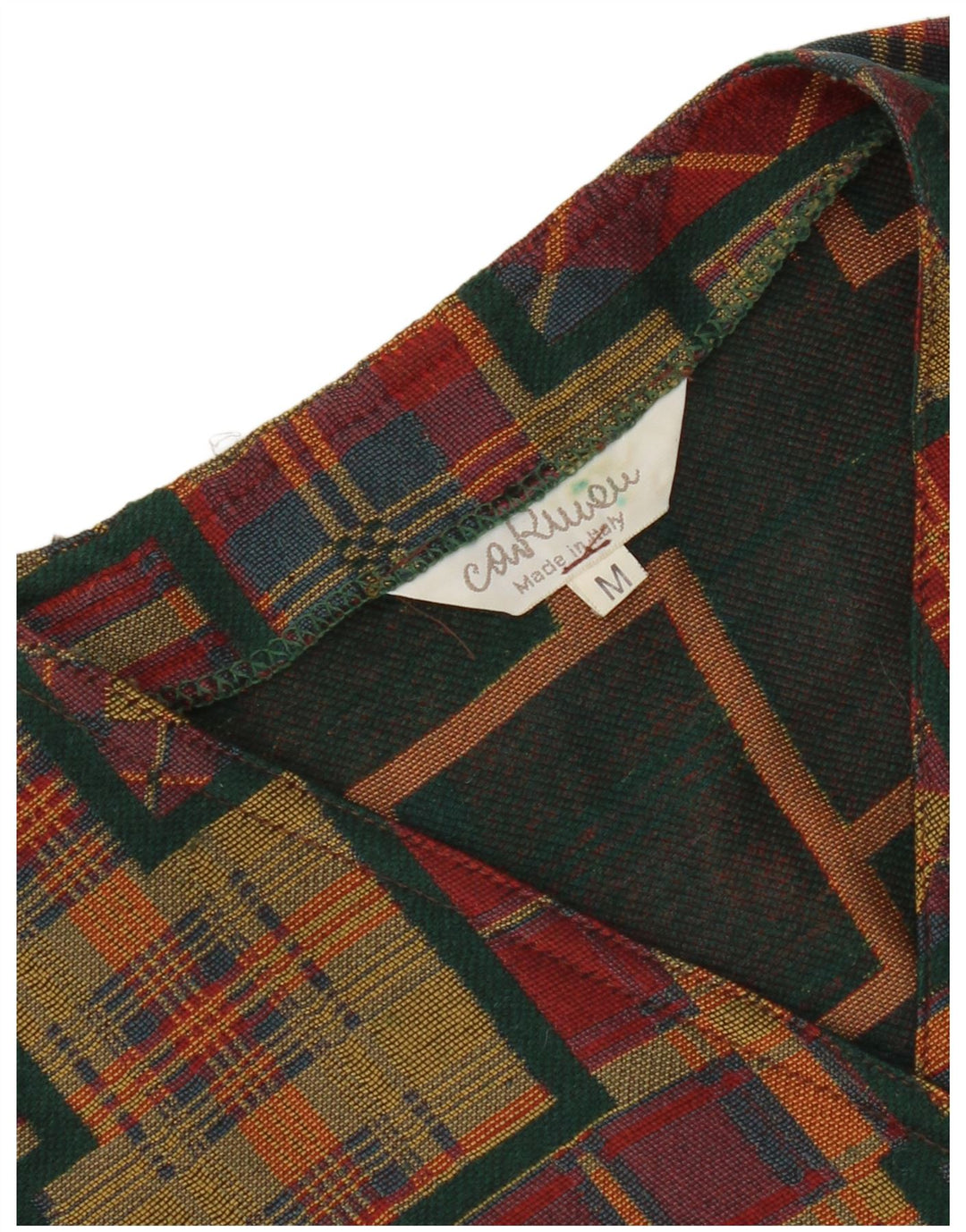 Kamizelka damska w stylu vintage, UK 14, średnia, wielobarwna patchworkowa