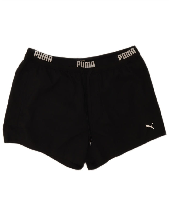 Damskie spodenki sportowe Puma Graphic UK 14, średni czarny poliester