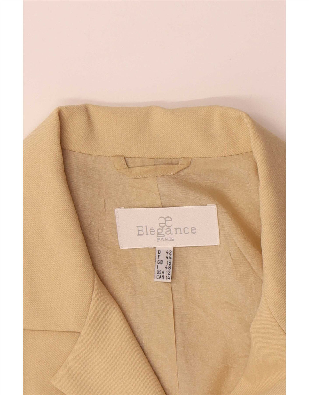 Elegancka marynarka damska UK 16 Large Beige