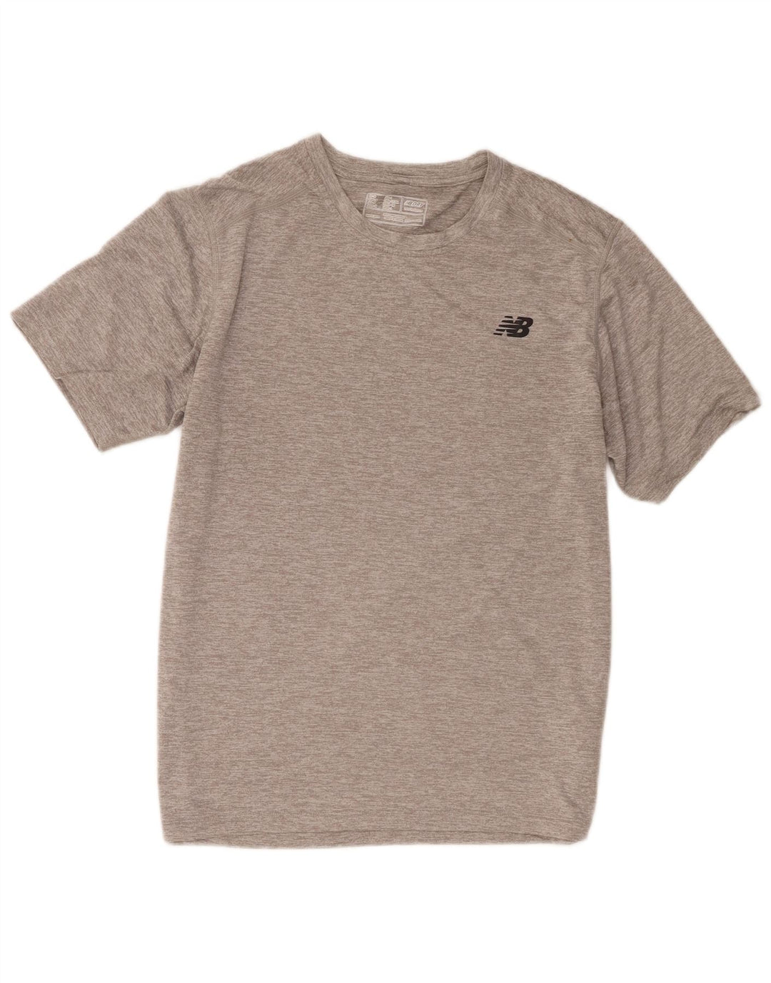 T-shirt męski New Balance, średni szary poliester
