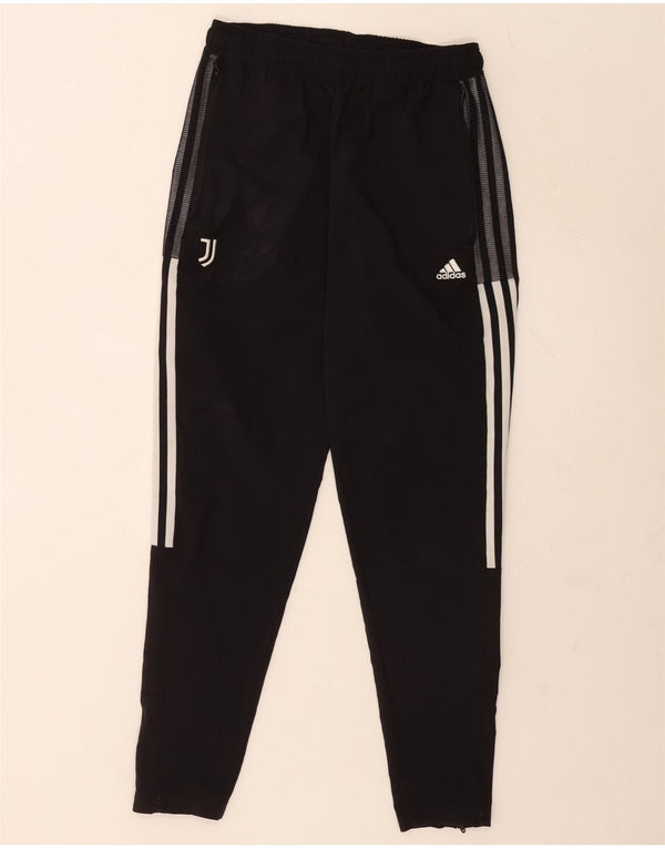 Damskie spodnie dresowe Adidas Juventus UK 8, małe, czarne, poliestrowe
