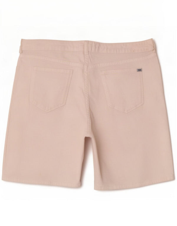 Damskie spodenki jeansowe Fat Face UK 12 Medium W30 Biała bawełna