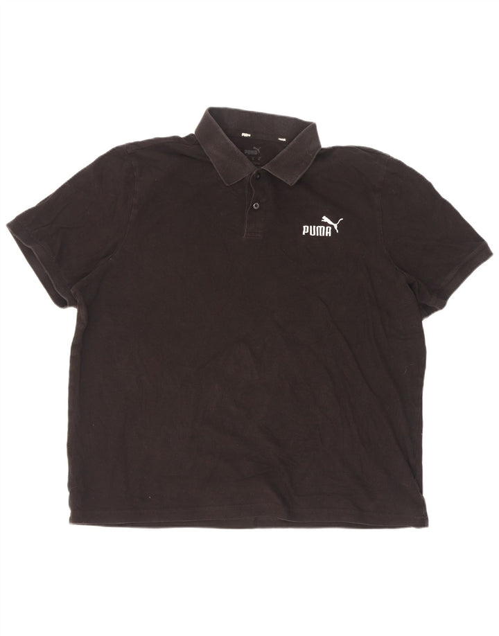 Męska koszulka polo Puma XL, czarna, bawełniana