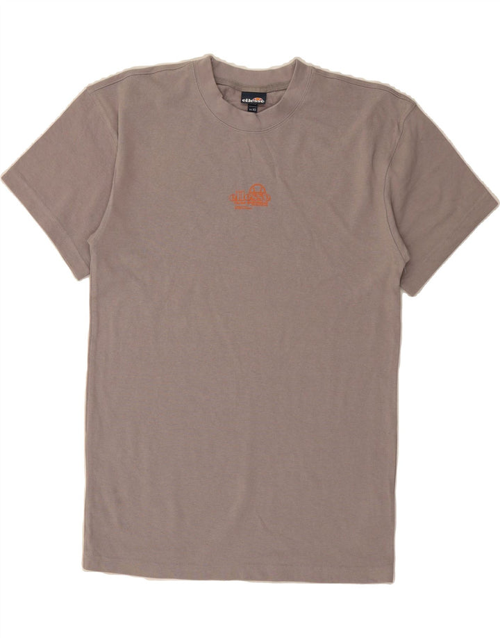 ELLESSE Mens T-Shirt Top XS Grey Cotton Vintage Ellesse and Second-Hand Ellesse from Messina Hembry 
