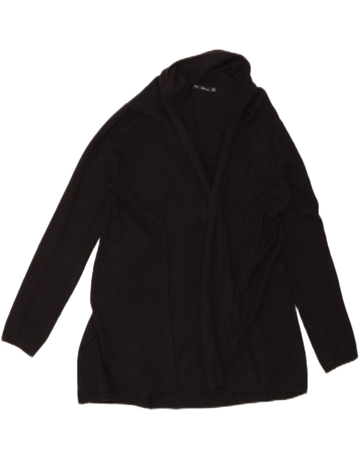 ZARA Womens Open Cardigan Sweater UK 12 Medium Black Vintage Zara and Second-Hand Zara from Messina Hembry 