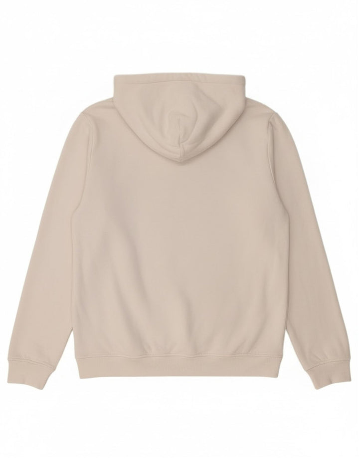 Męska bluza z kapturem Adidas Graphic, średnia biała bawełna