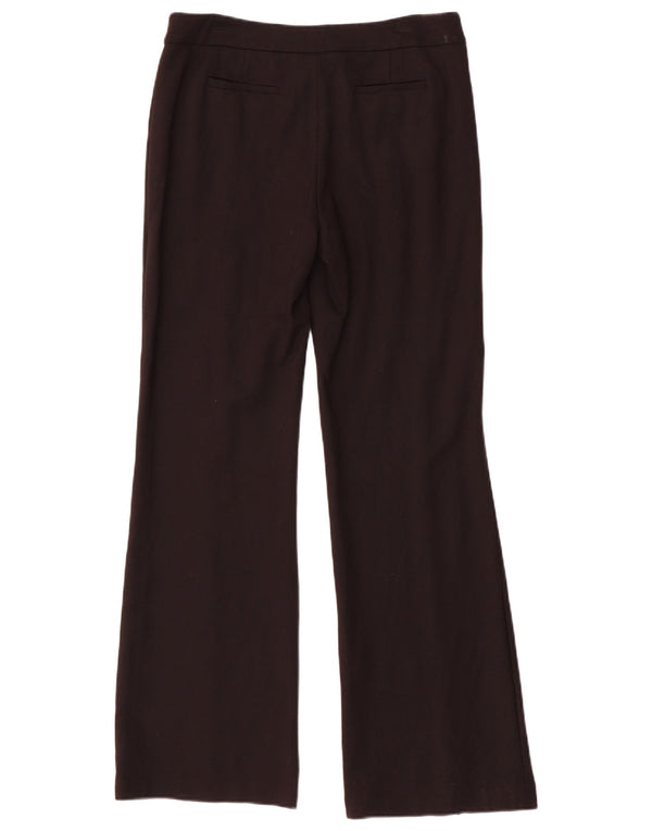 Damskie spodnie garniturowe John Lewis Bootcut UK 10 Small W30 L34 Czarna wiskoza