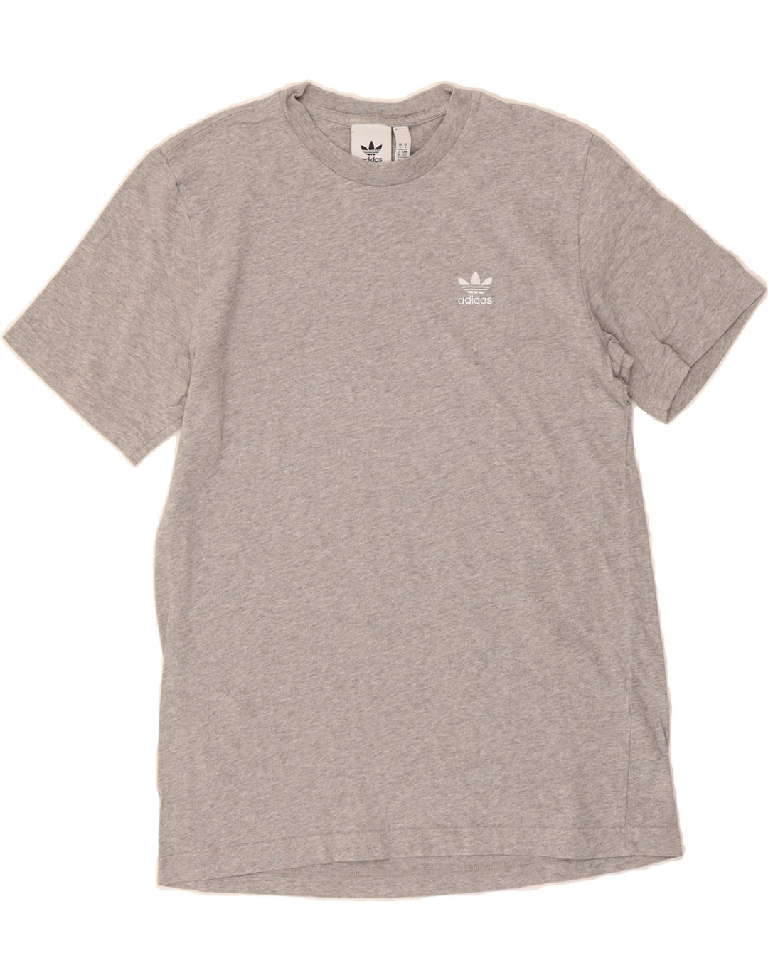 ADIDAS Mens T-Shirt Top Small Grey Cotton Vintage Adidas and Second-Hand Adidas from Messina Hembry 