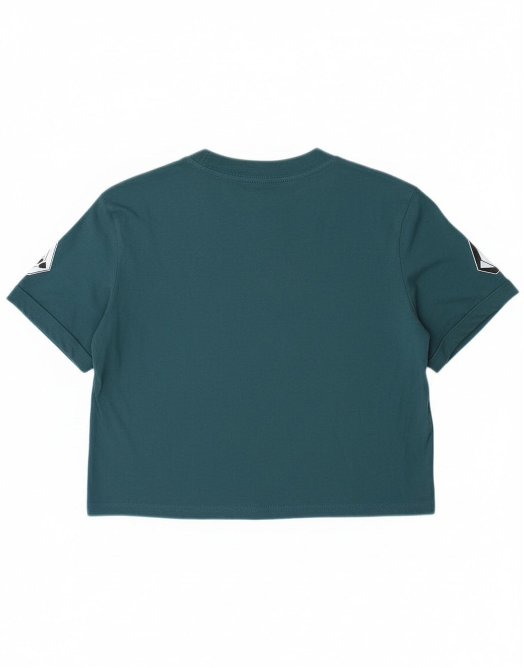 Damska koszulka o luźnym kroju z grafiką Volcom, rozmiar 4/6, mała niebieska