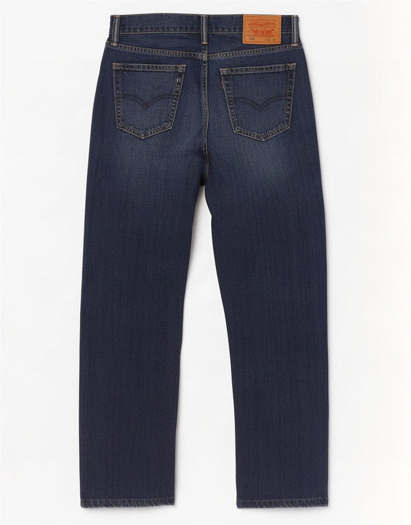 Męskie jeansy Levi's 514 Straight W30 L30 Niebieskie bawełniane
