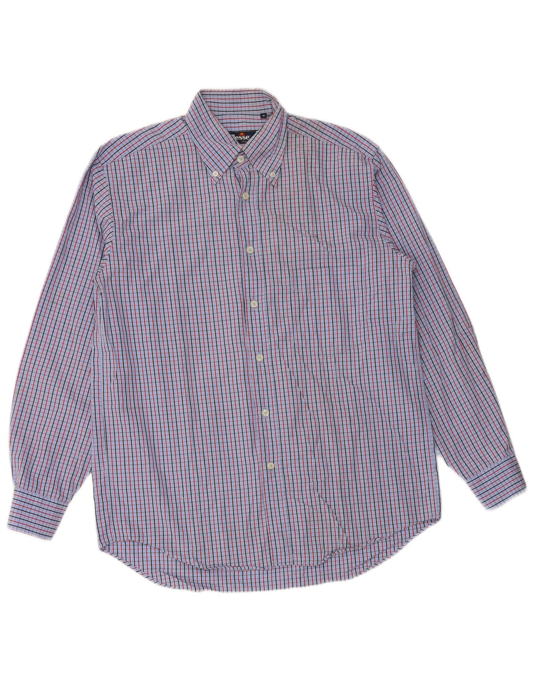 Koszula męska ELLESSE, bawełniana w niebieską kratkę