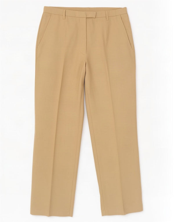 Spodnie damskie Benetton Straight IT 44 Medium W28 L31 Beżowe
