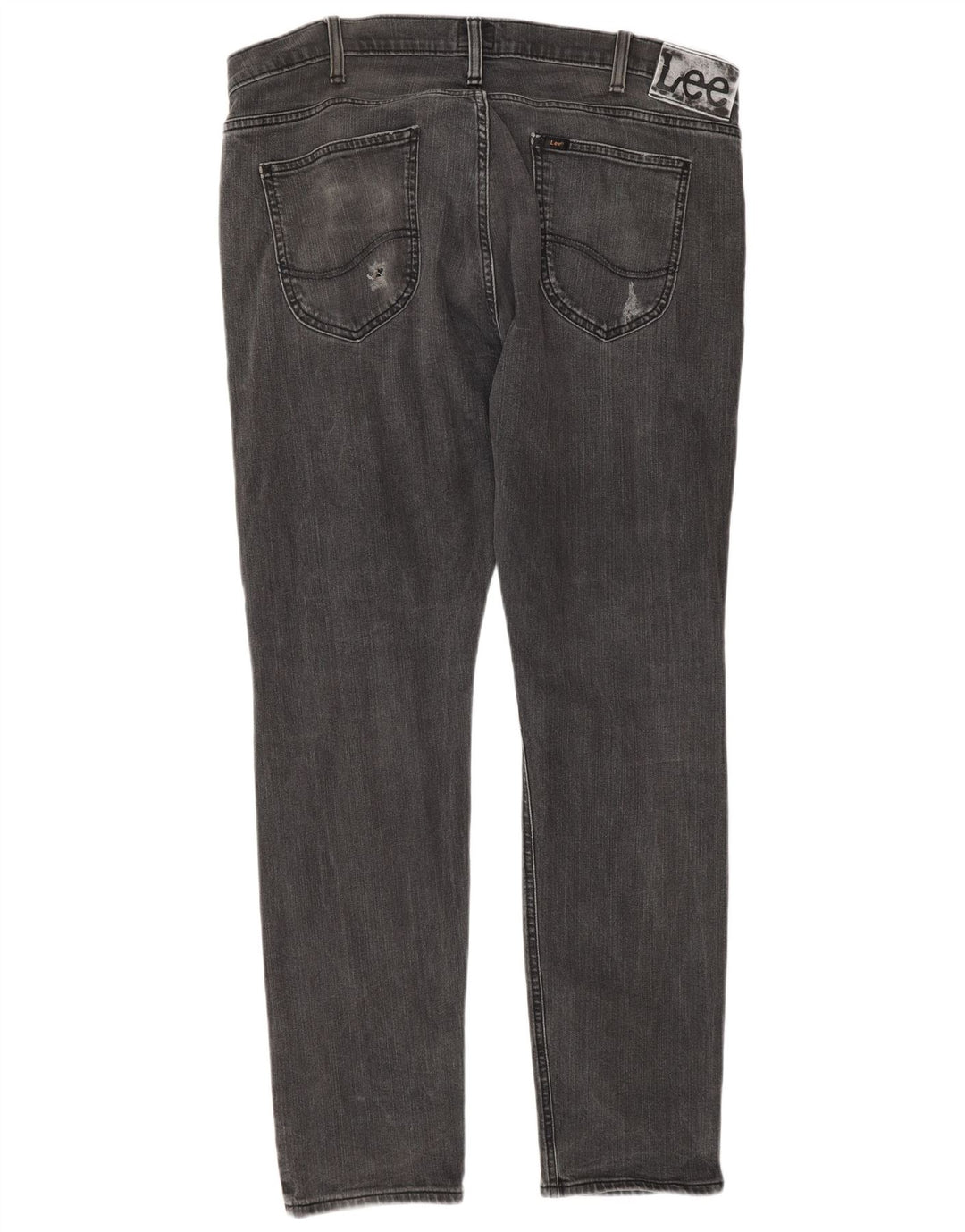 Męskie jeansy Lee Luke Distressed W36 L32, szare, bawełniane
