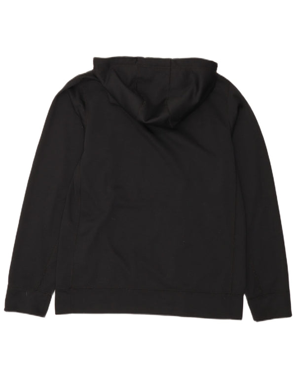 Męski sweter z kapturem NIKE Therma-Fit, mały, czarny, poliestrowy