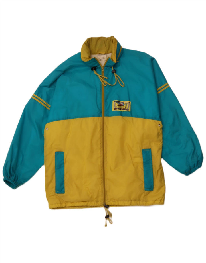 Marcel Clair Męska kurtka wiatrówka unisex EU 46 Small Blue Polyamide