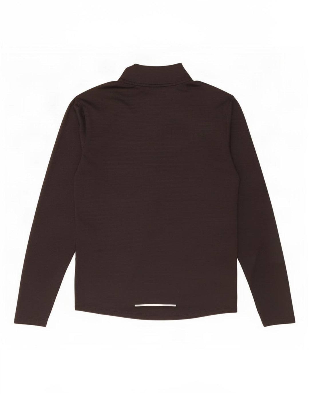 Męska koszulka Nike Dri Fit z zamkiem błyskawicznym i długim rękawem, średni czarny poliester