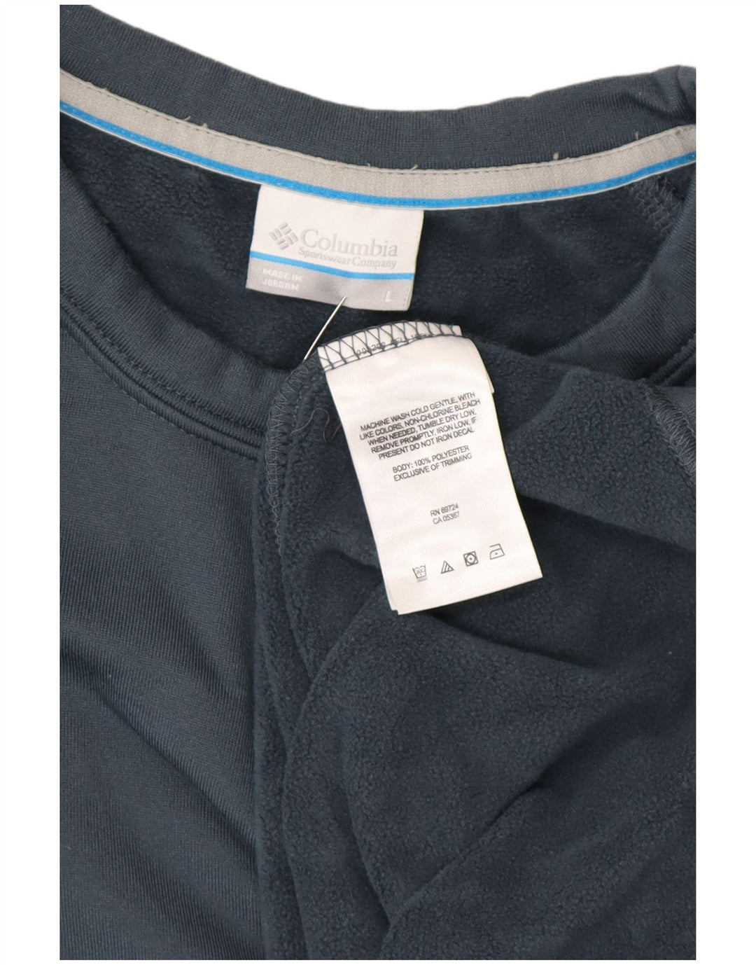 Bluza męska COLUMBIA, duża, granatowa, z poliestru