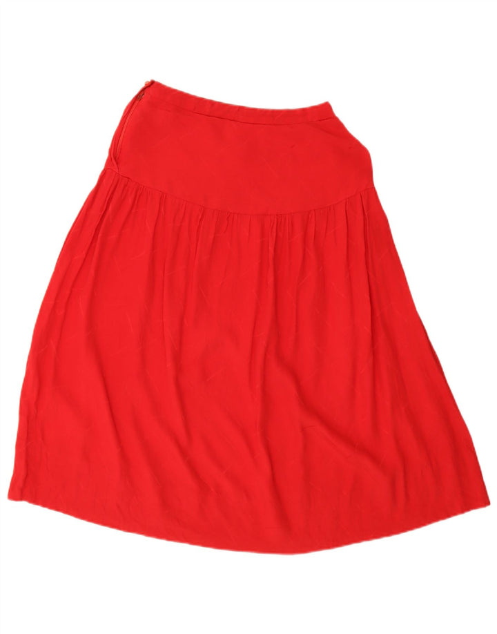 Vintage damski, oversize'owy 2-częściowy zestaw spódnic UK 14 Medium W26 Red