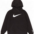 Męski sweter z kapturem Nike z grafiką, mały, czarny, bawełniany
