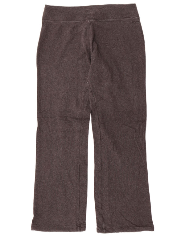 Damskie spodnie dresowe NIKE Dri Fit UK 14, średnioszare, bawełniane