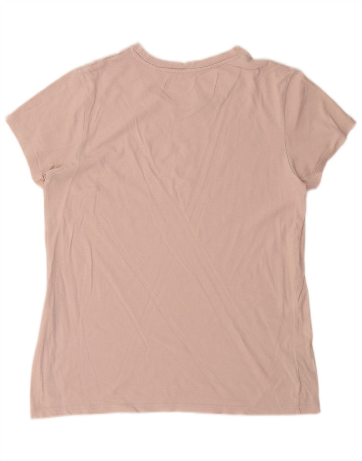 LEVI'S Womens Graphic T-Shirt Top UK 14 Medium Pink