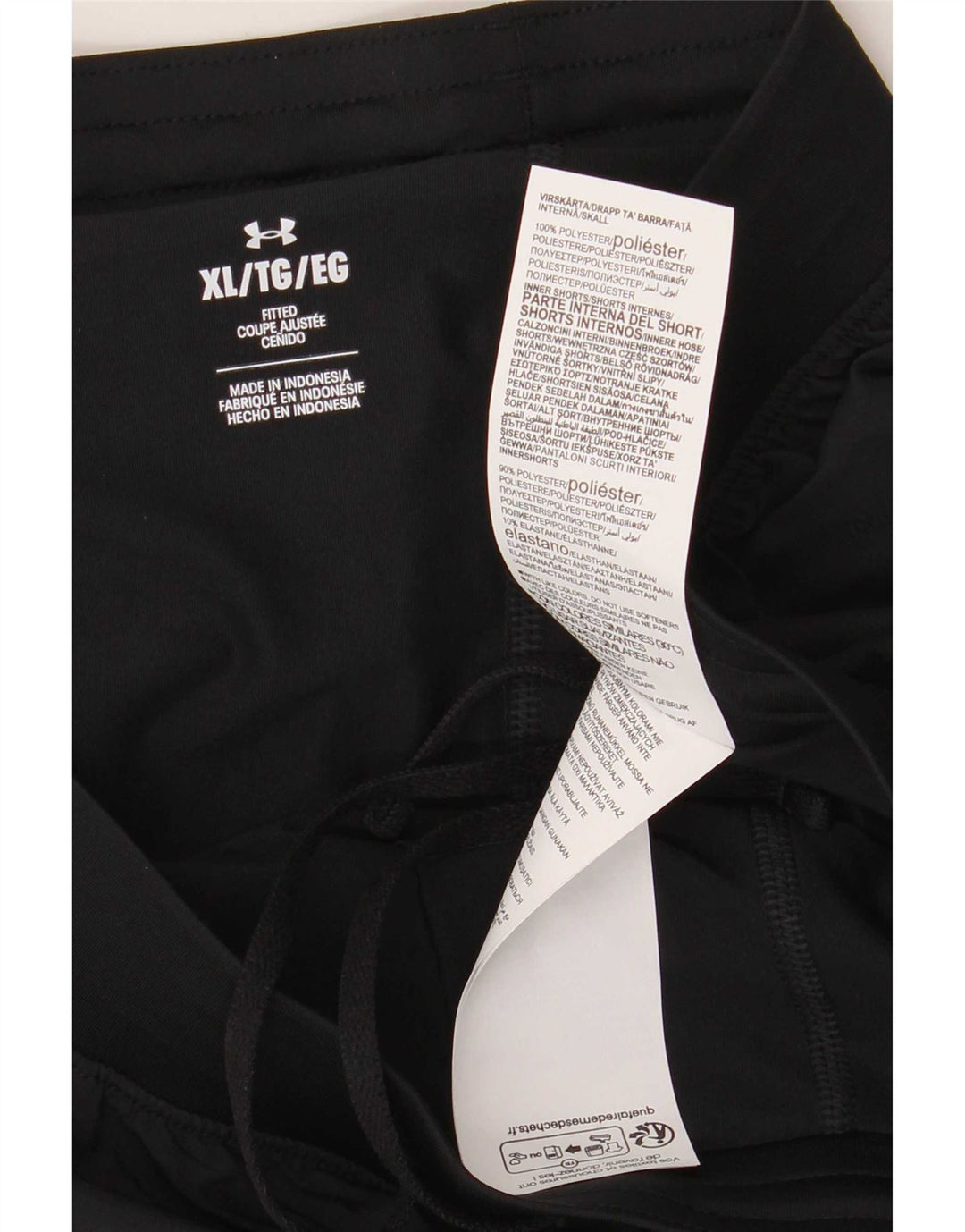 Męskie spodenki sportowe Under Armour XL, czarne, poliestrowe