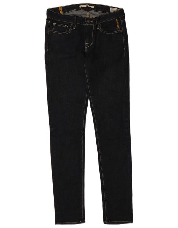 Meltin' Pot Damskie Mika Skinny Jeans W27 L32 Granatowa bawełna