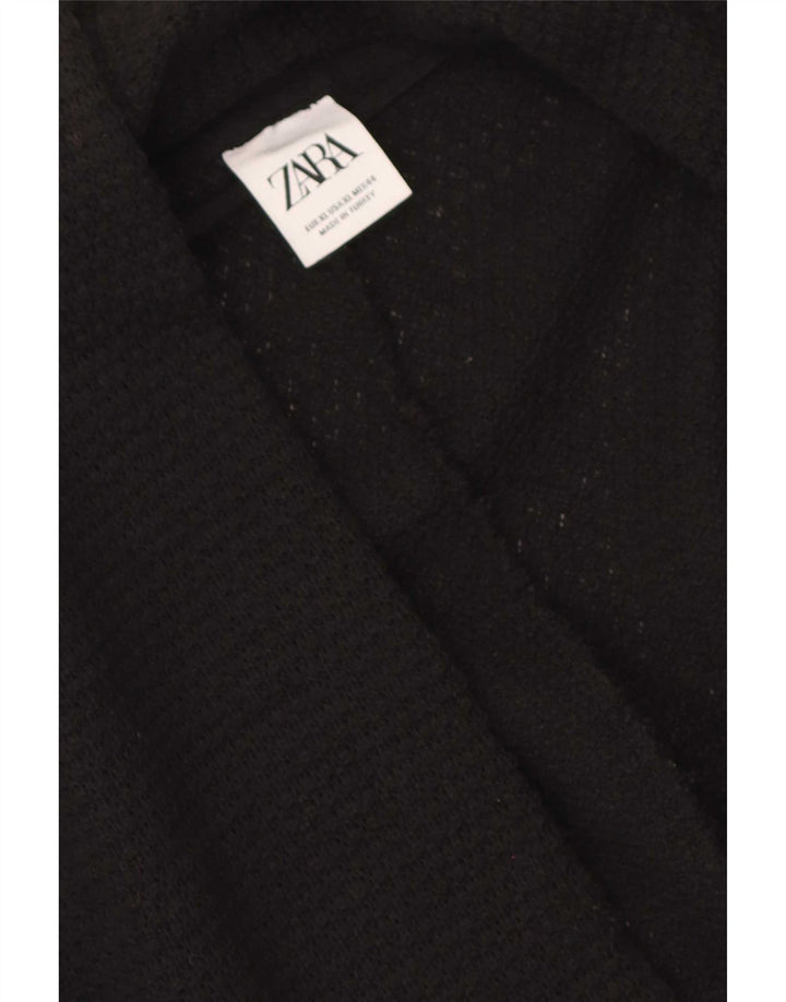 Męski sweter o przedłużonym kroju Zara, XL, czarny