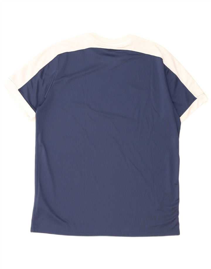 Męski T-shirt Nike Dri Fit Top XL, granatowy, kolorowy poliester