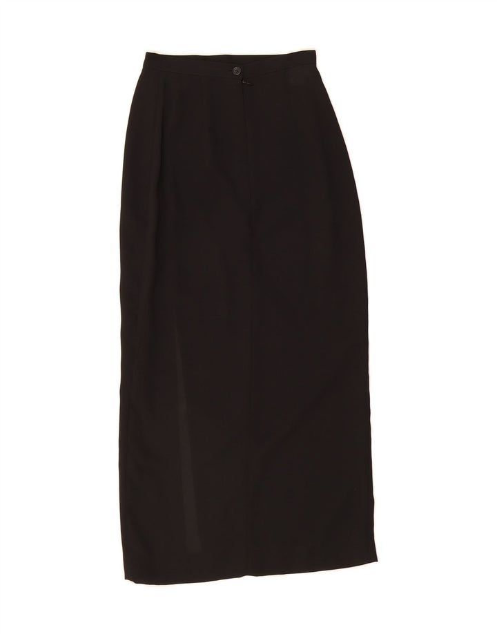 AVANT Womens High Waist Maxi Skirt W24 XS Black Polyester Vintage Avant and Second-Hand Avant from Messina Hembry 