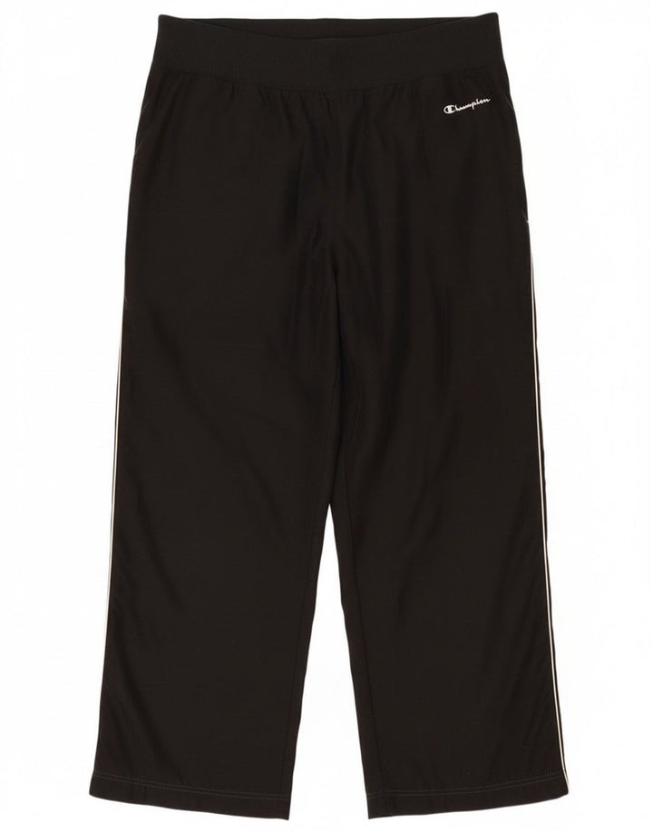 Damskie spodnie dresowe Champion UK 14, duże, czarne, poliestrowe