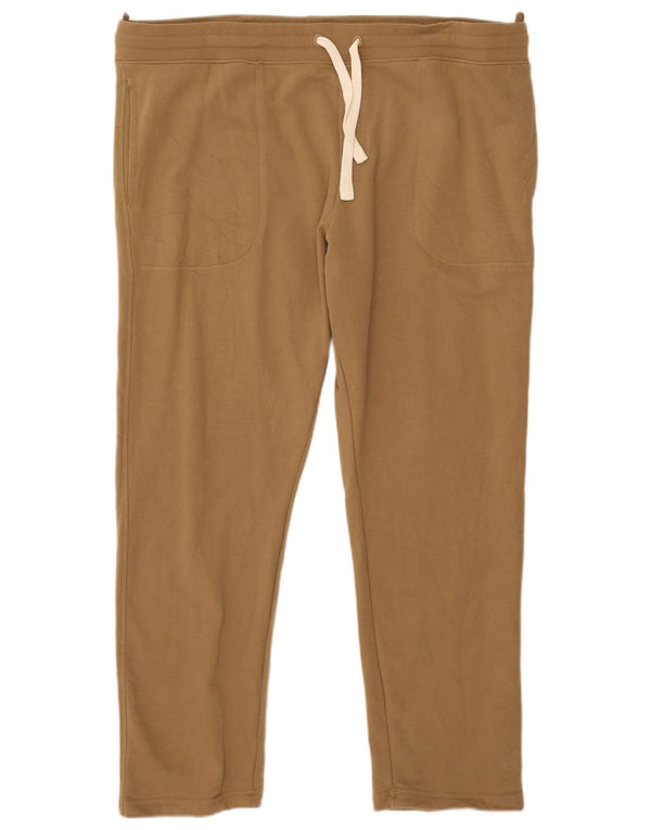 Marks & Spencer Mens Tracksuit Trousers 2XL Beige Cotton