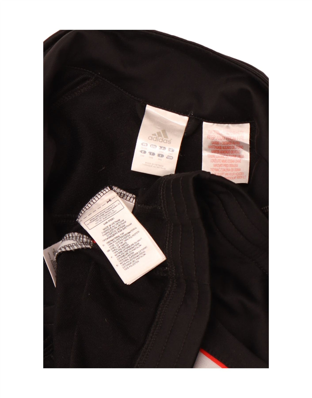 Kurtka dresowa ADIDAS dziewczęca, 13-14 lat, czarna, sportowa z blokami kolorów