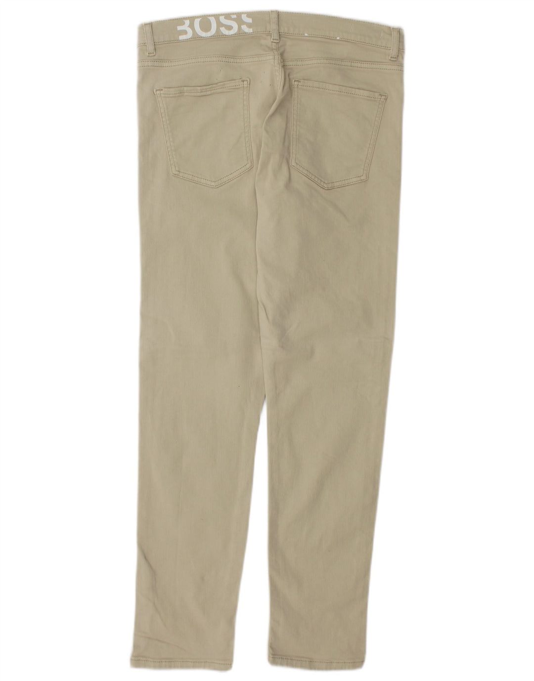 HUGO BOSS Damskie jeansy slim z wysokim stanem W29 L28 Zielona bawełna