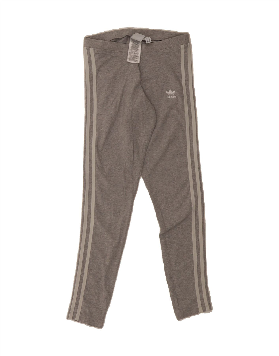 ADIDAS Womens Leggings UK 10 Small  Grey Cotton Vintage Adidas and Second-Hand Adidas from Messina Hembry 