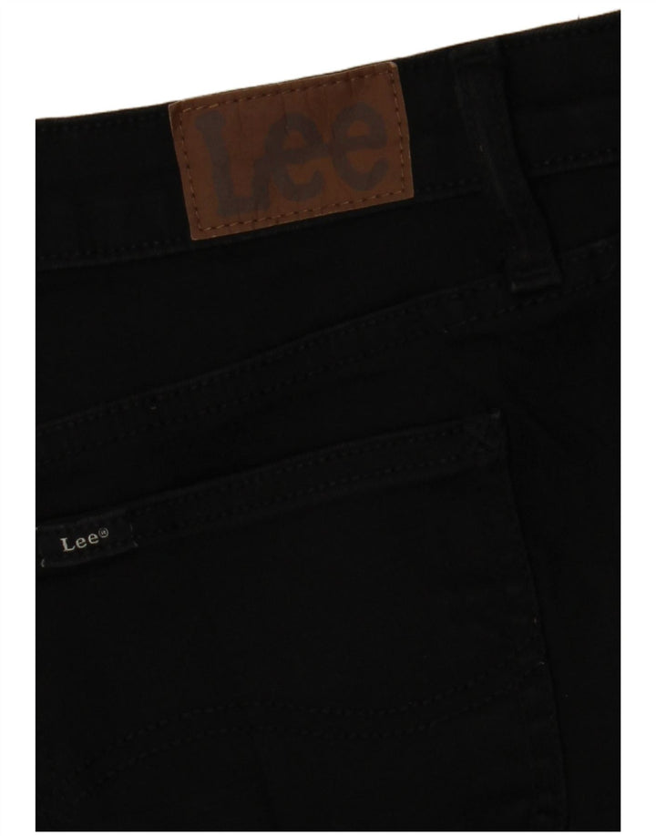 Damskie jeansy Bootcut LEE ze średnim stanem i regularnym krojem W32 L30 czarne
