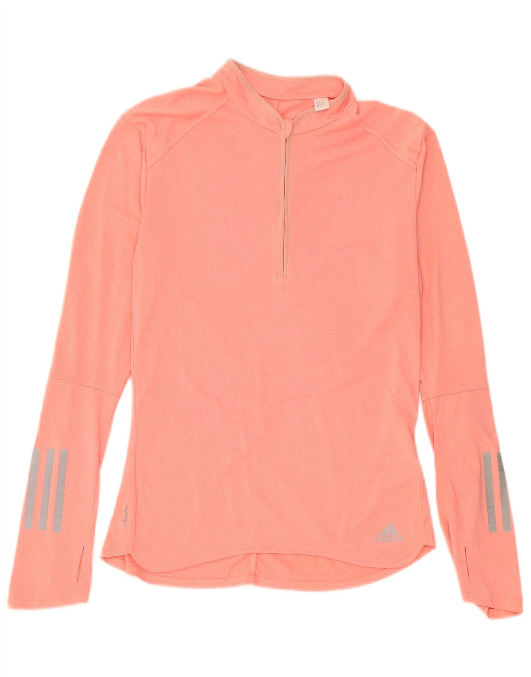 Damska koszulka Adidas Climalite z długim rękawem, UK 8/10, mały, różowy poliester